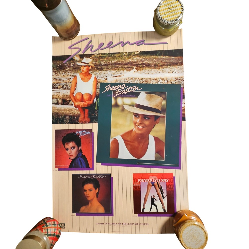 Sheena Easton Madness, Money And Music Vintage 1982 Album Promo Poster 20x30‎